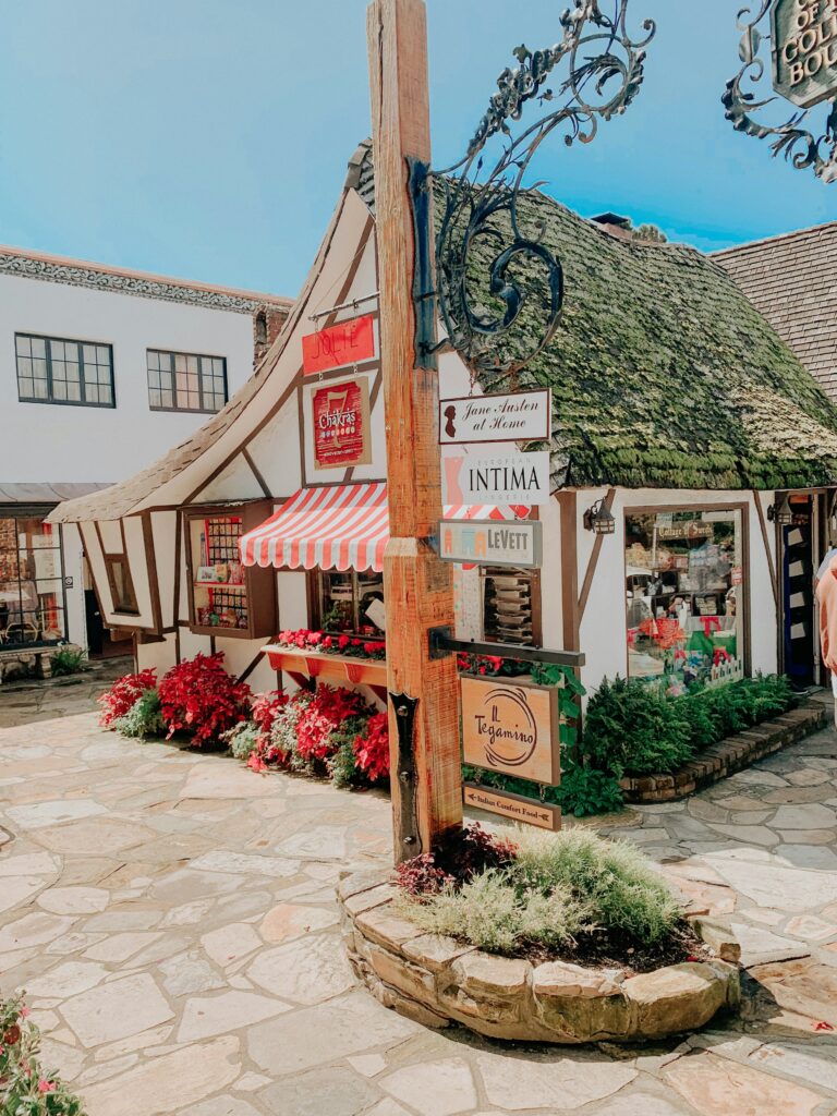 Storybook cottages and flower-filled streets of downtown Carmel-by-the-Sea