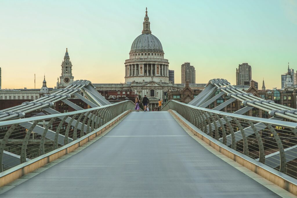 Millennium Bridge Harry Potter London